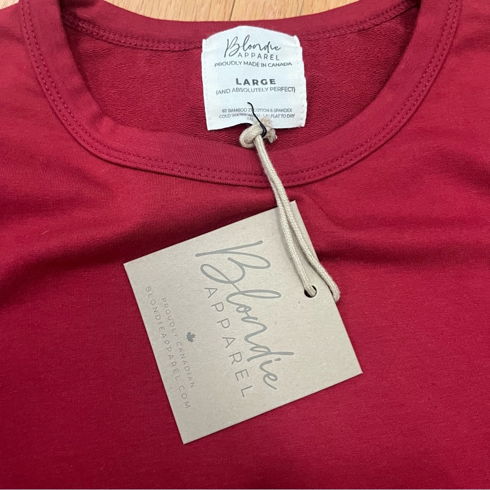 Blondie Apparel Hillside Red Sweater - Picture 5 of 10